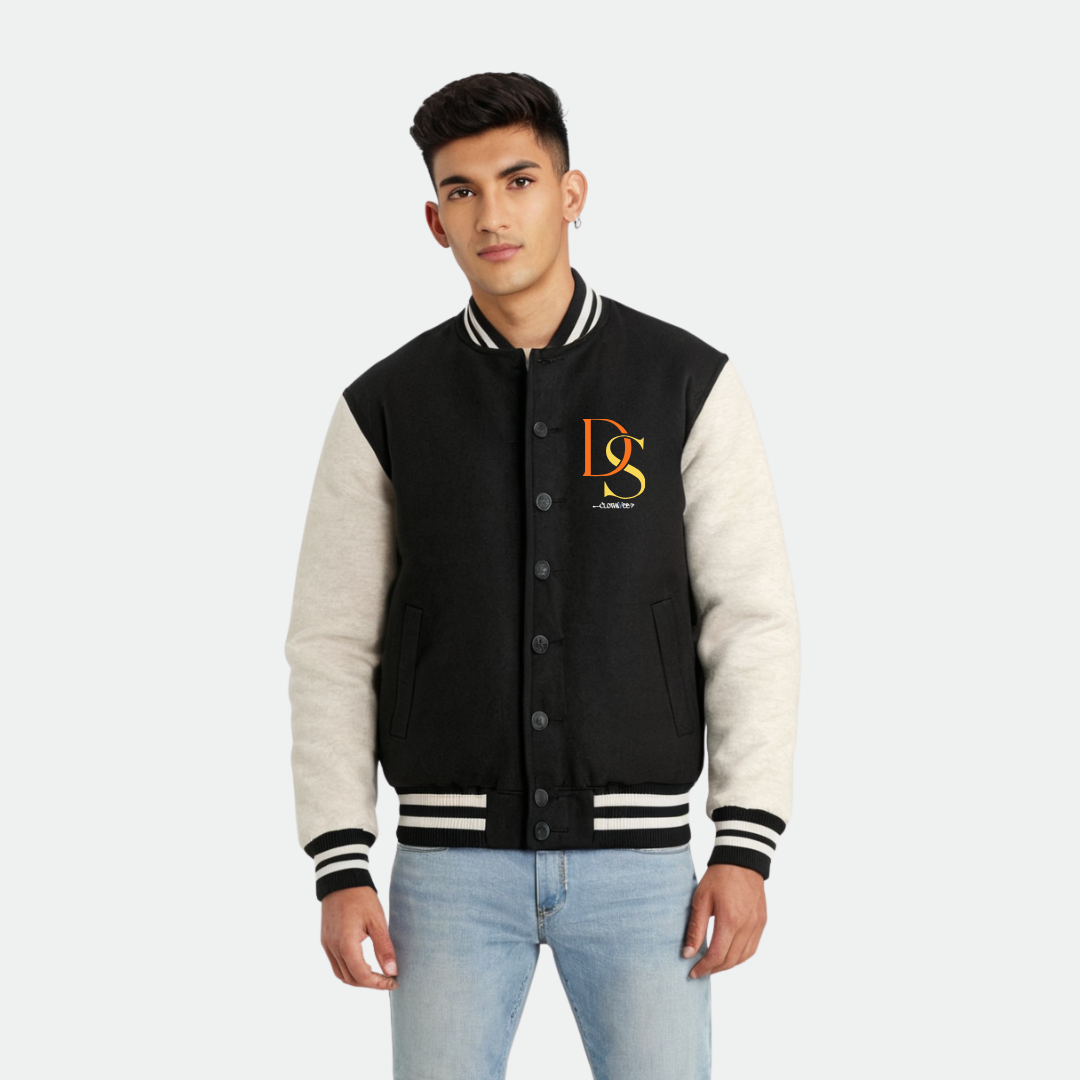 Clothivee Monogram League Varsity Jacket