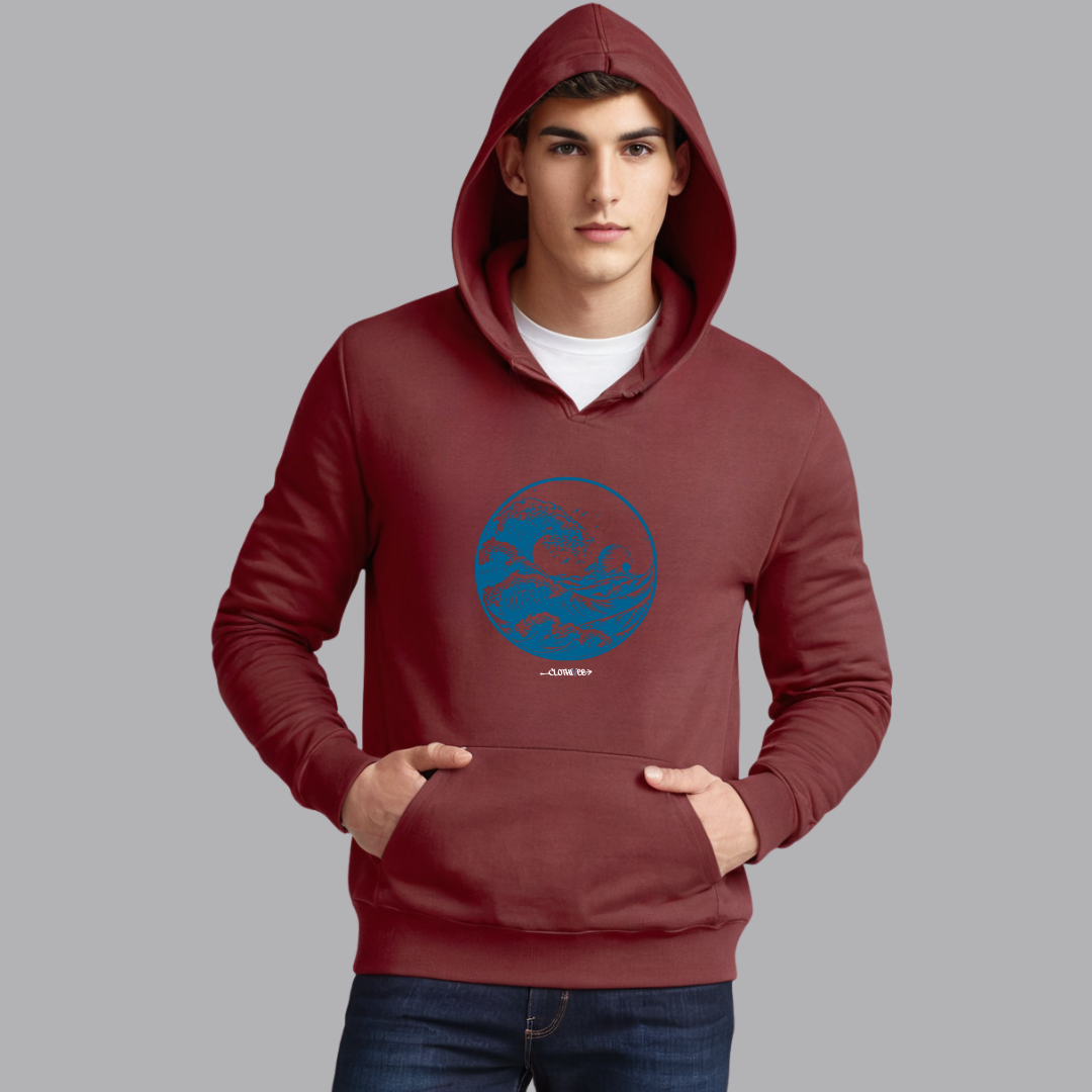 Clothivee Wave Circle Hoodie