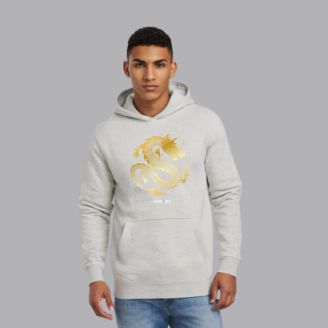 Clothivee Golden Dragon Hoodie