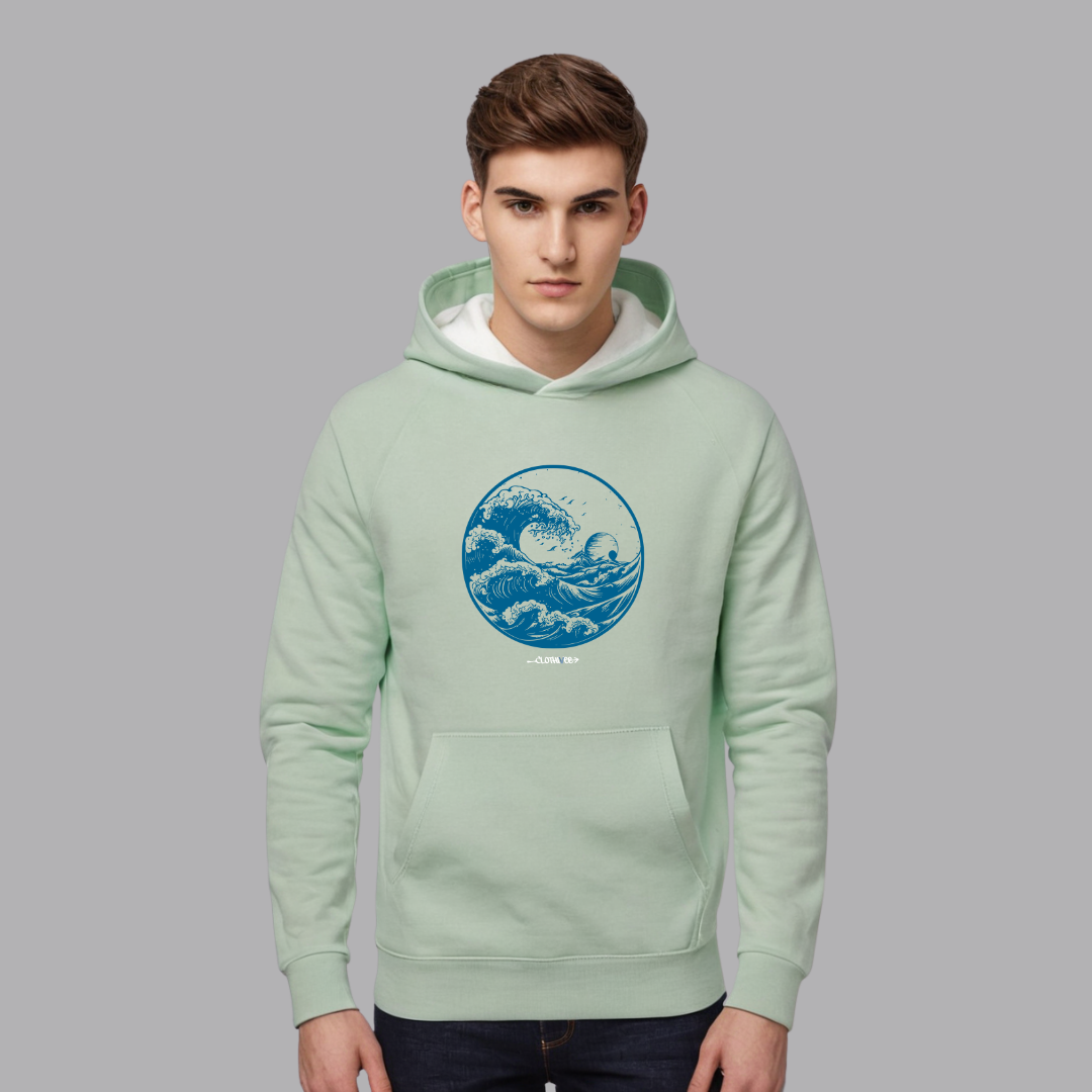 Clothivee Wave Circle Hoodie