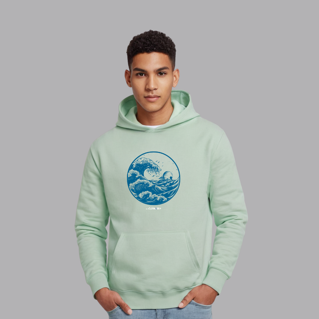 Clothivee Wave Circle Hoodie