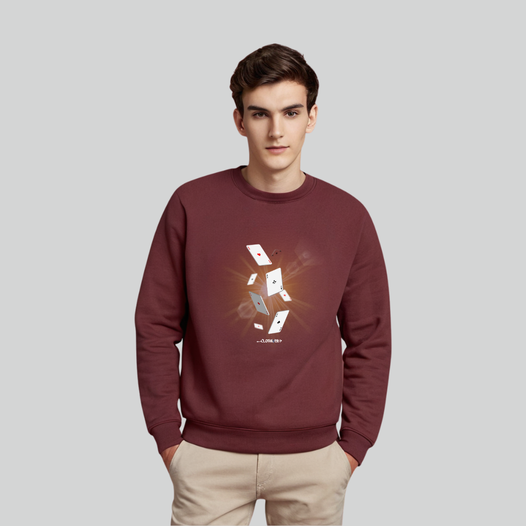 Clothivee Ace Magic Crew Neck Sweatshirt