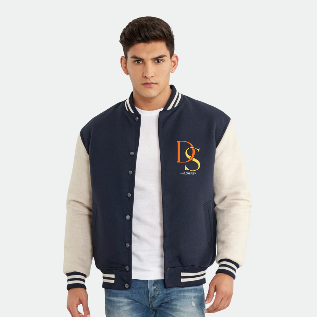 Clothivee Monogram League Varsity Jacket