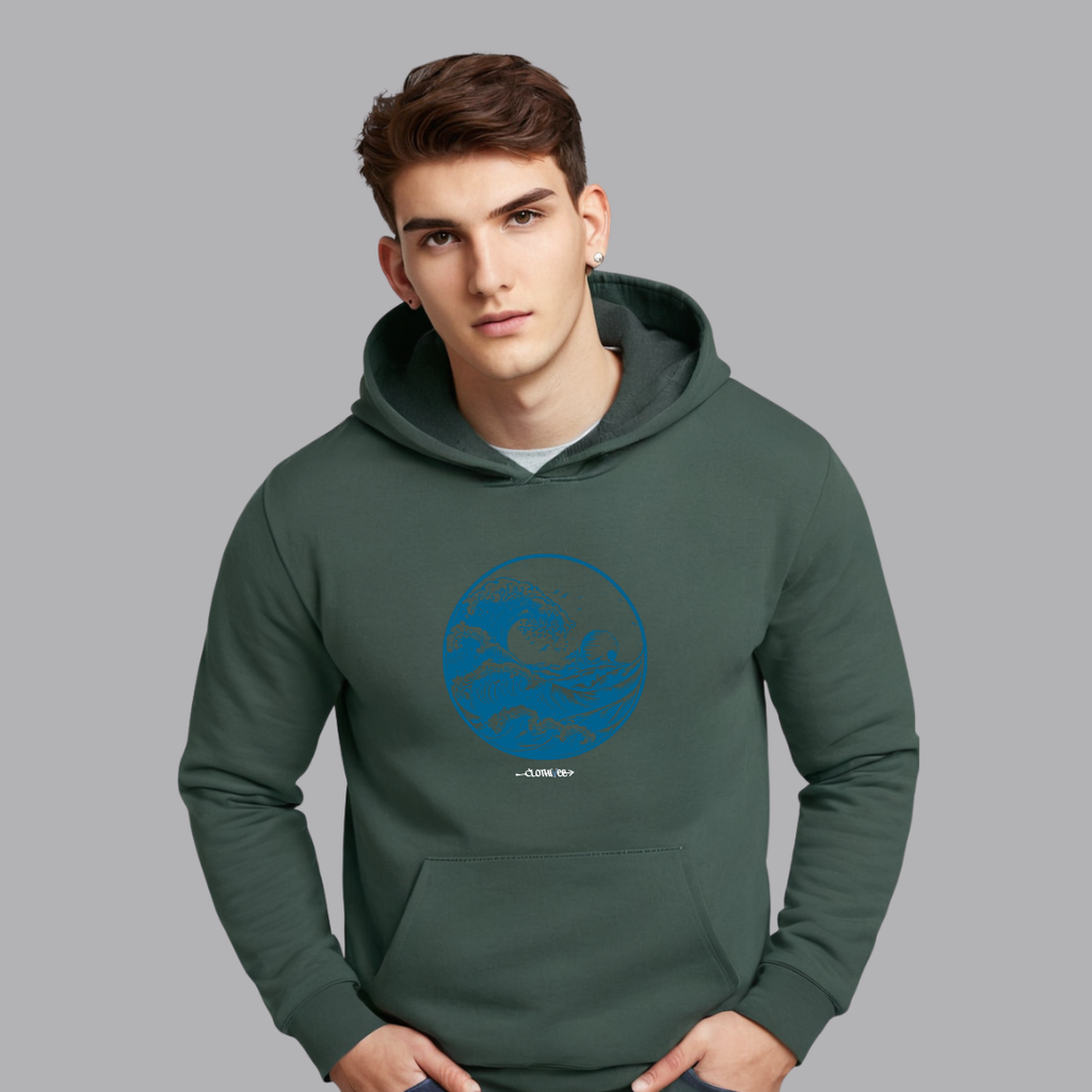 Clothivee Wave Circle Hoodie