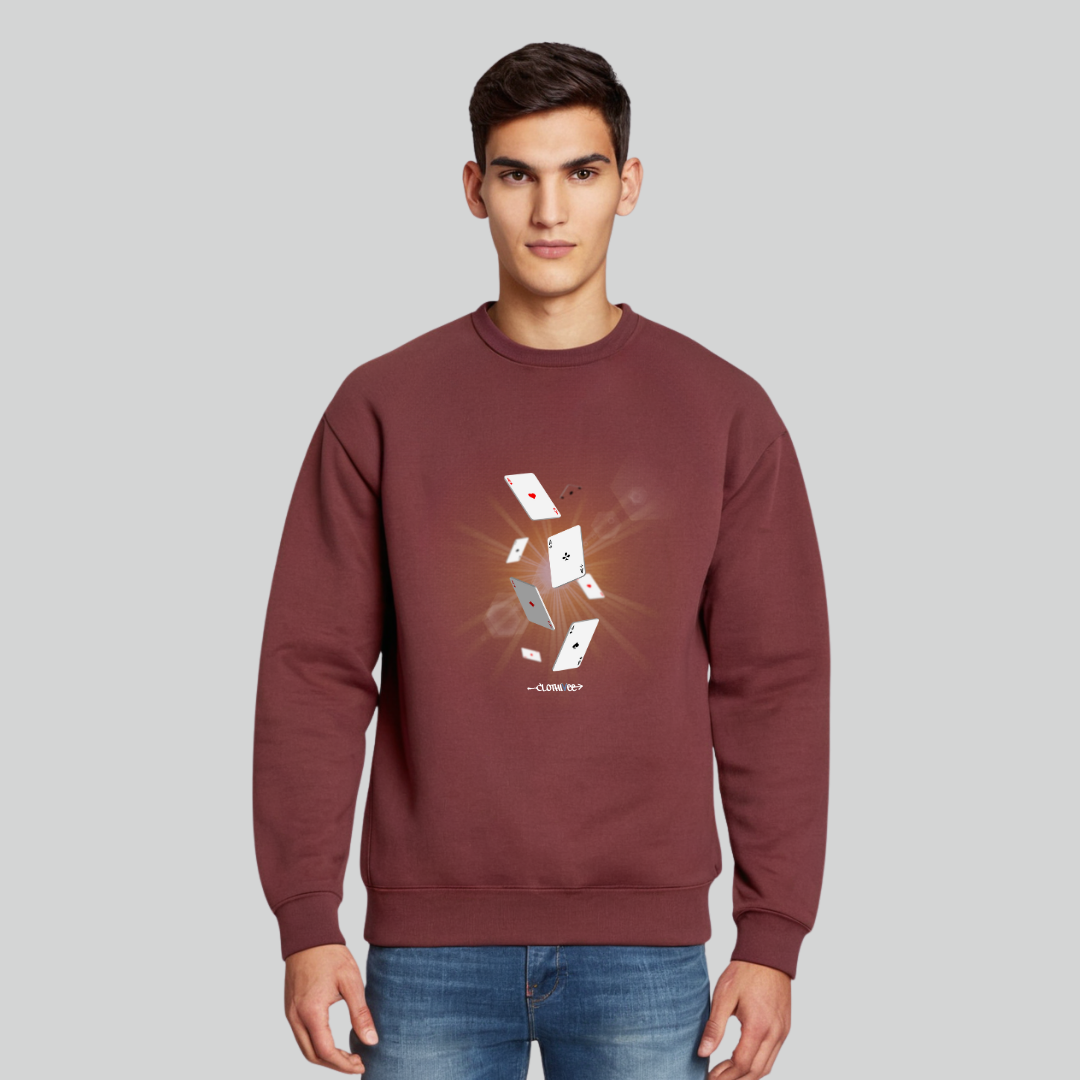 Clothivee Ace Magic Crew Neck Sweatshirt