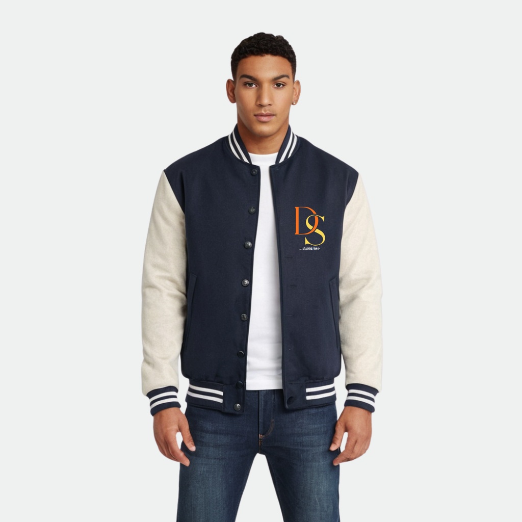 Clothivee Monogram League Varsity Jacket