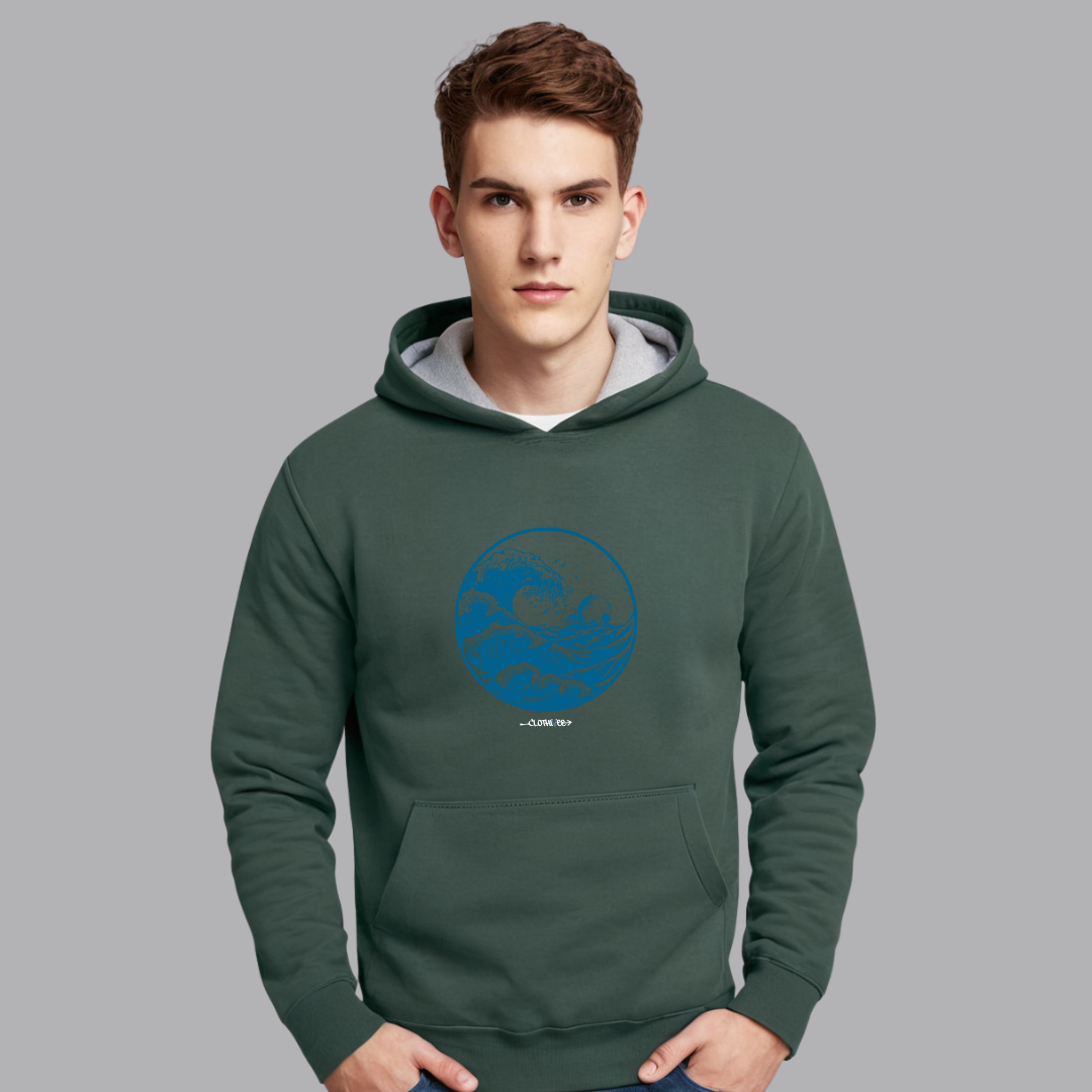 Clothivee Wave Circle Hoodie