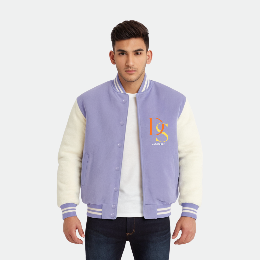 Clothivee Monogram League Varsity Jacket