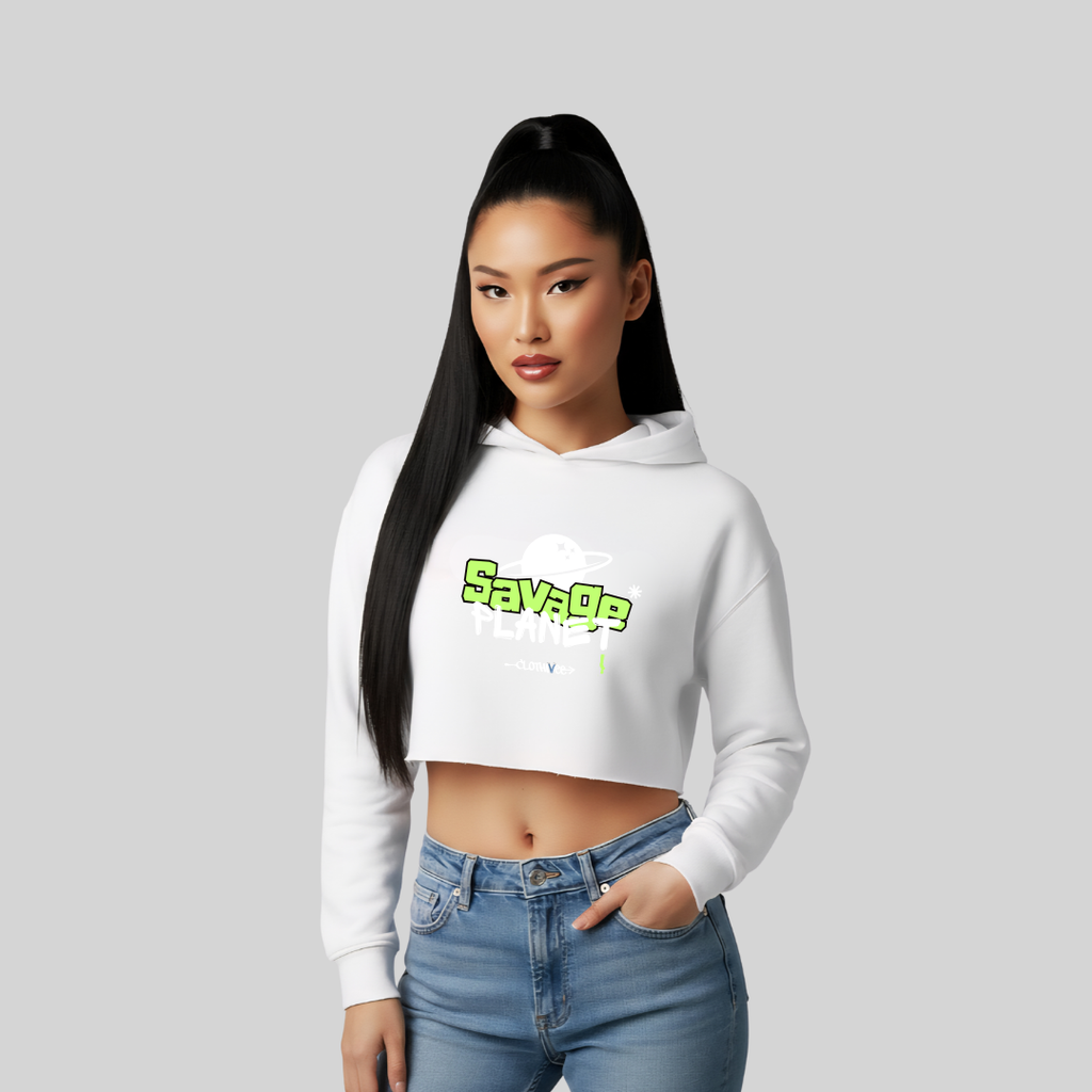Savage Planet Women’s Crop Hoodie