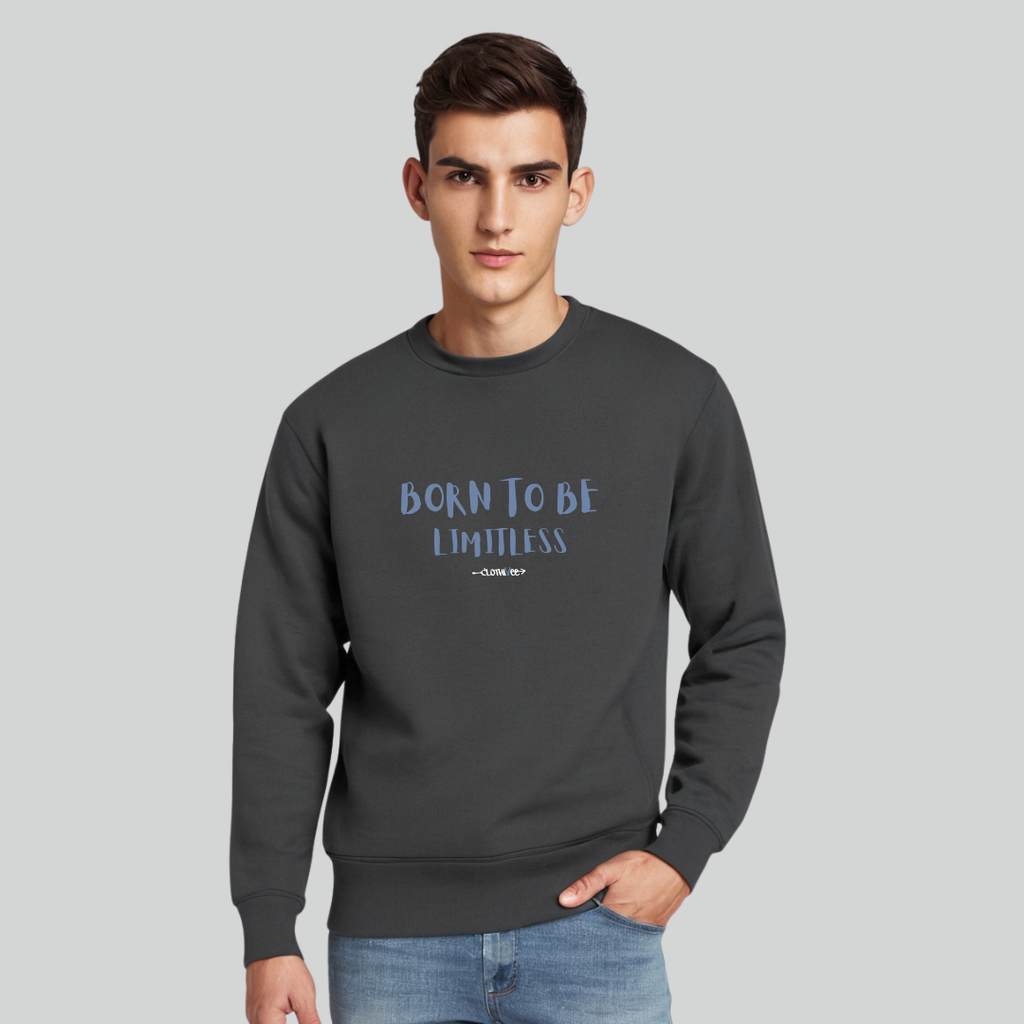 Clothivee Limitless Born Crew Neck Sweatshirt