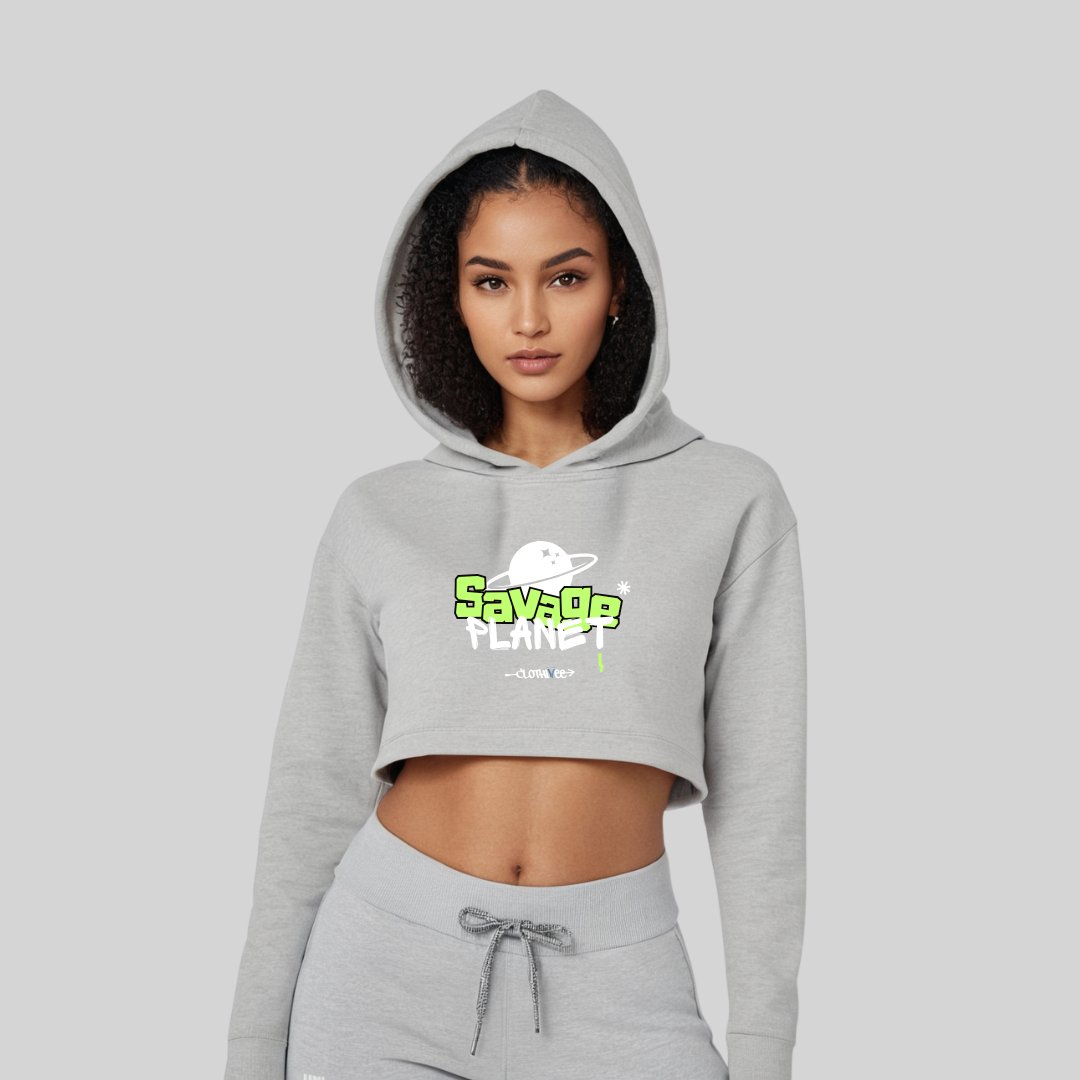 Savage Planet Women’s Crop Hoodie