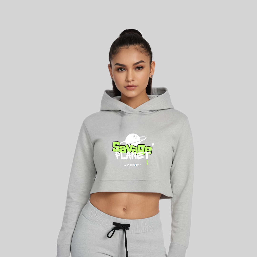 Savage Planet Women’s Crop Hoodie
