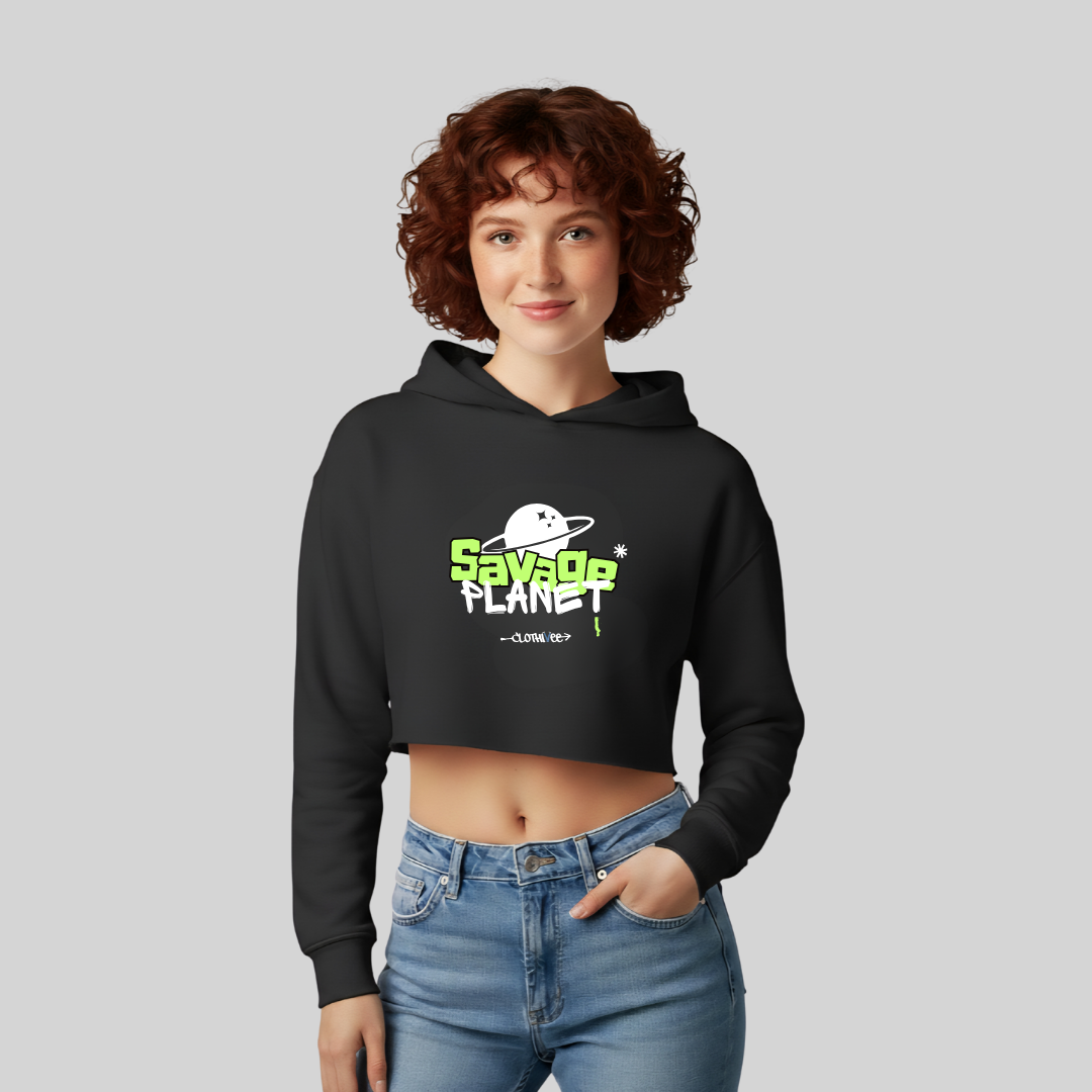 Savage Planet Women’s Crop Hoodie
