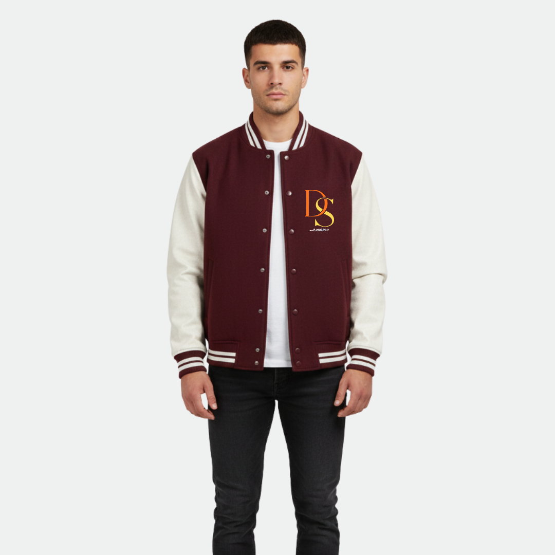 Clothivee Monogram League Varsity Jacket
