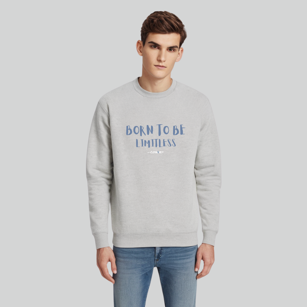 Clothivee Limitless Born Crew Neck Sweatshirt