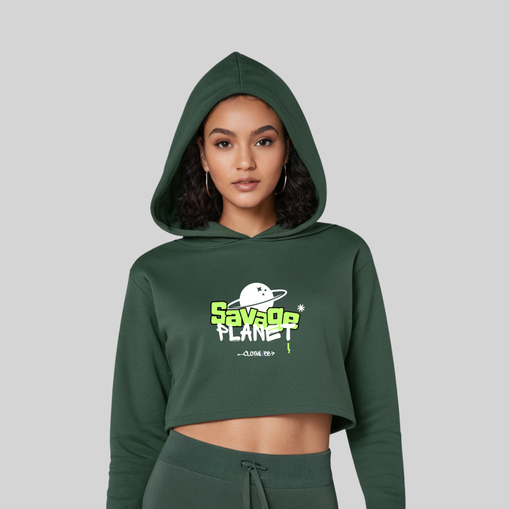 Savage Planet Women’s Crop Hoodie