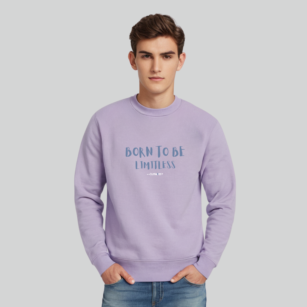 Clothivee Limitless Born Crew Neck Sweatshirt