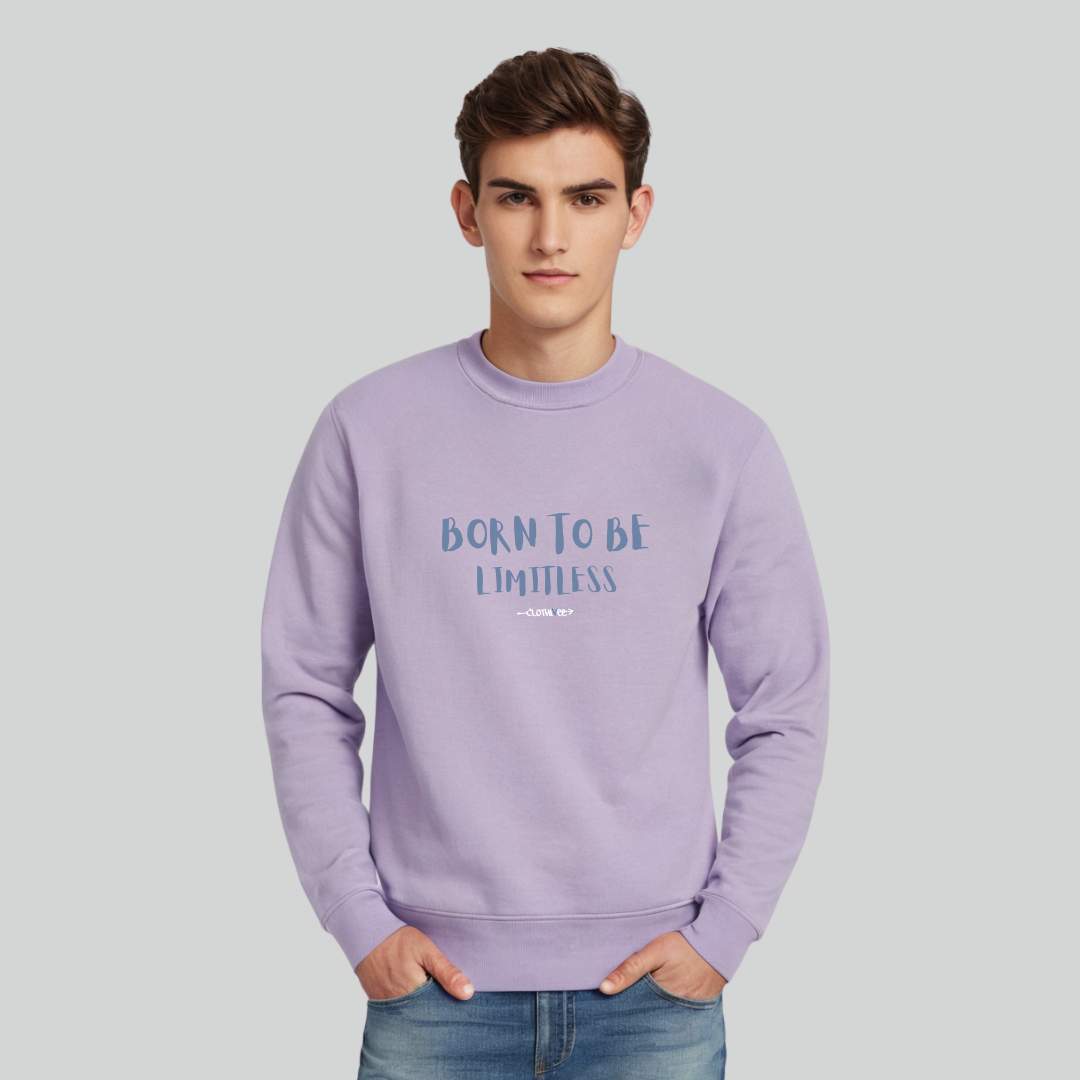 Clothivee Limitless Born Crew Neck Sweatshirt