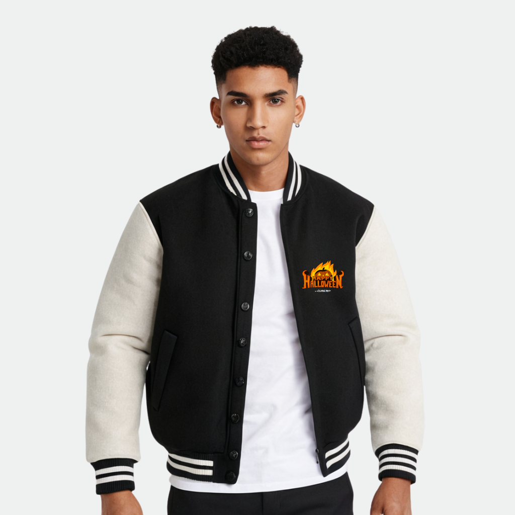 Clothivee Haunted Night Varsity Jacket