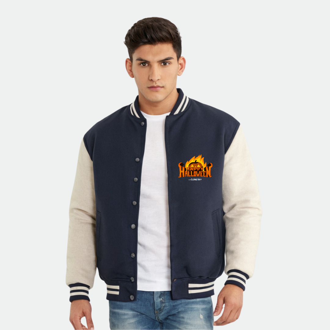 Clothivee Haunted Night Varsity Jacket