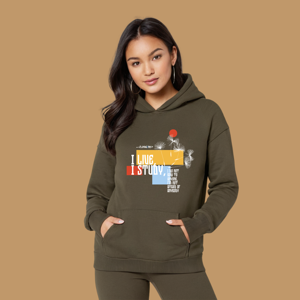 Clothivee Study Blooms Women Hoodie