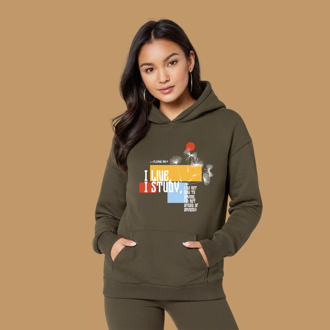 Clothivee Study Blooms Women Hoodie