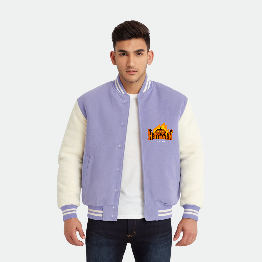 Clothivee Haunted Night Varsity Jacket
