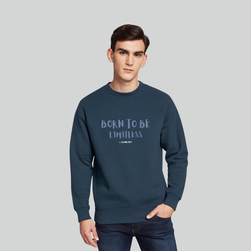 Clothivee Limitless Born Crew Neck Sweatshirt