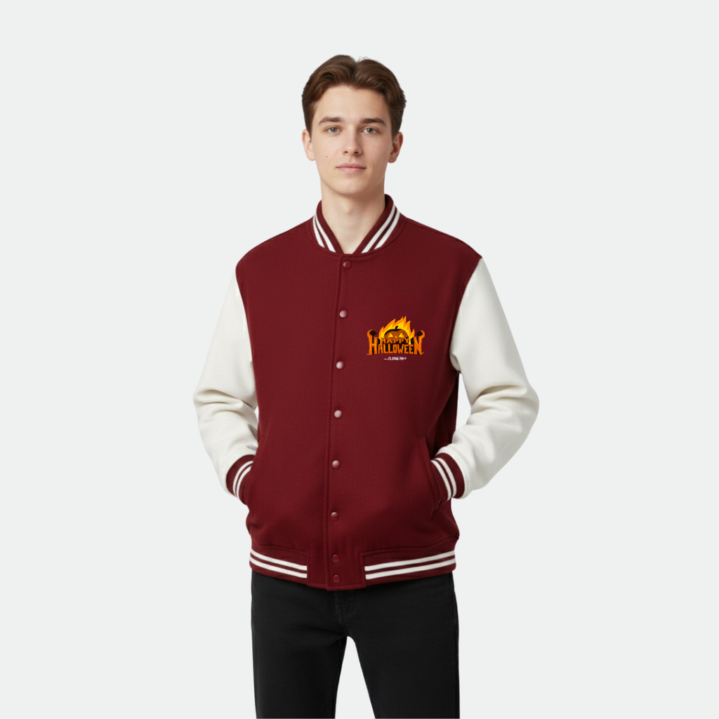 Clothivee Haunted Night Varsity Jacket