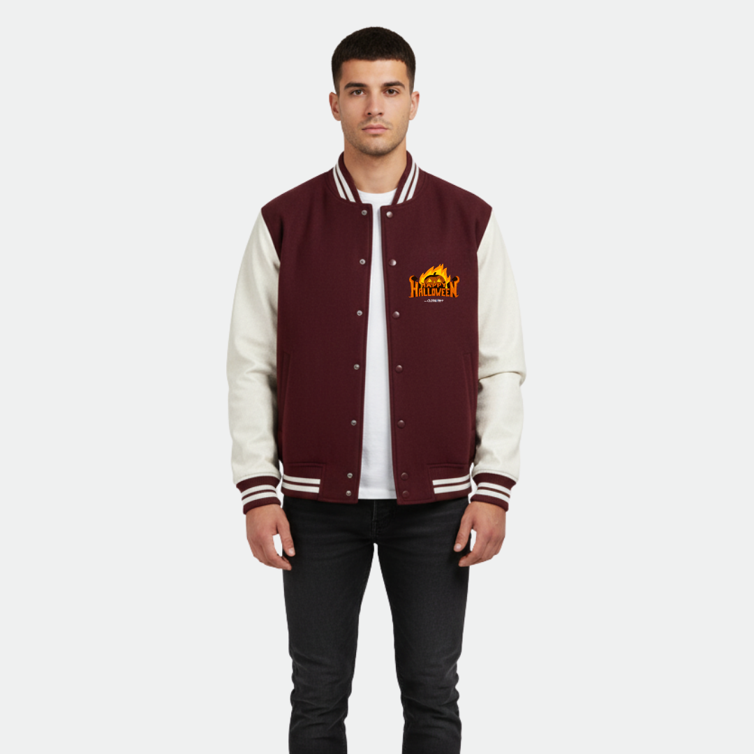 Clothivee Haunted Night Varsity Jacket