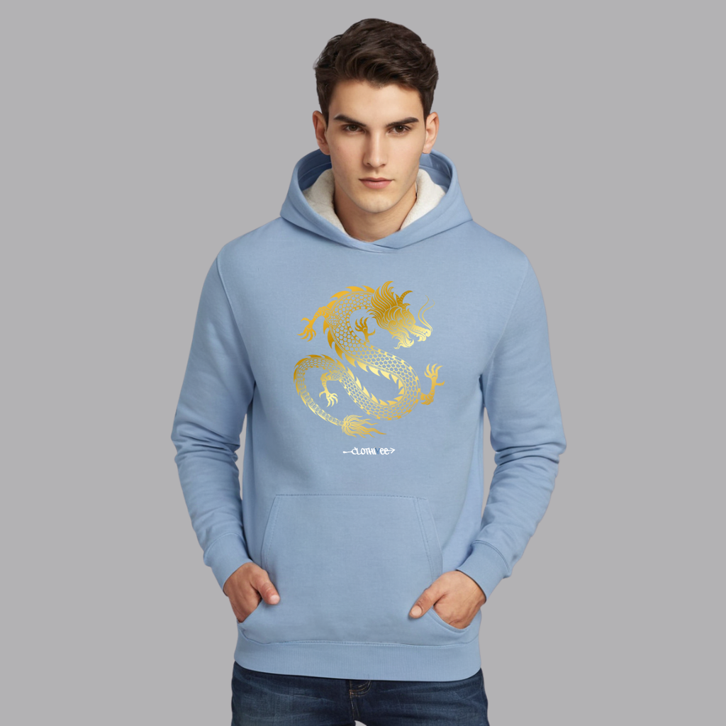 Clothivee Golden Dragon Hoodie