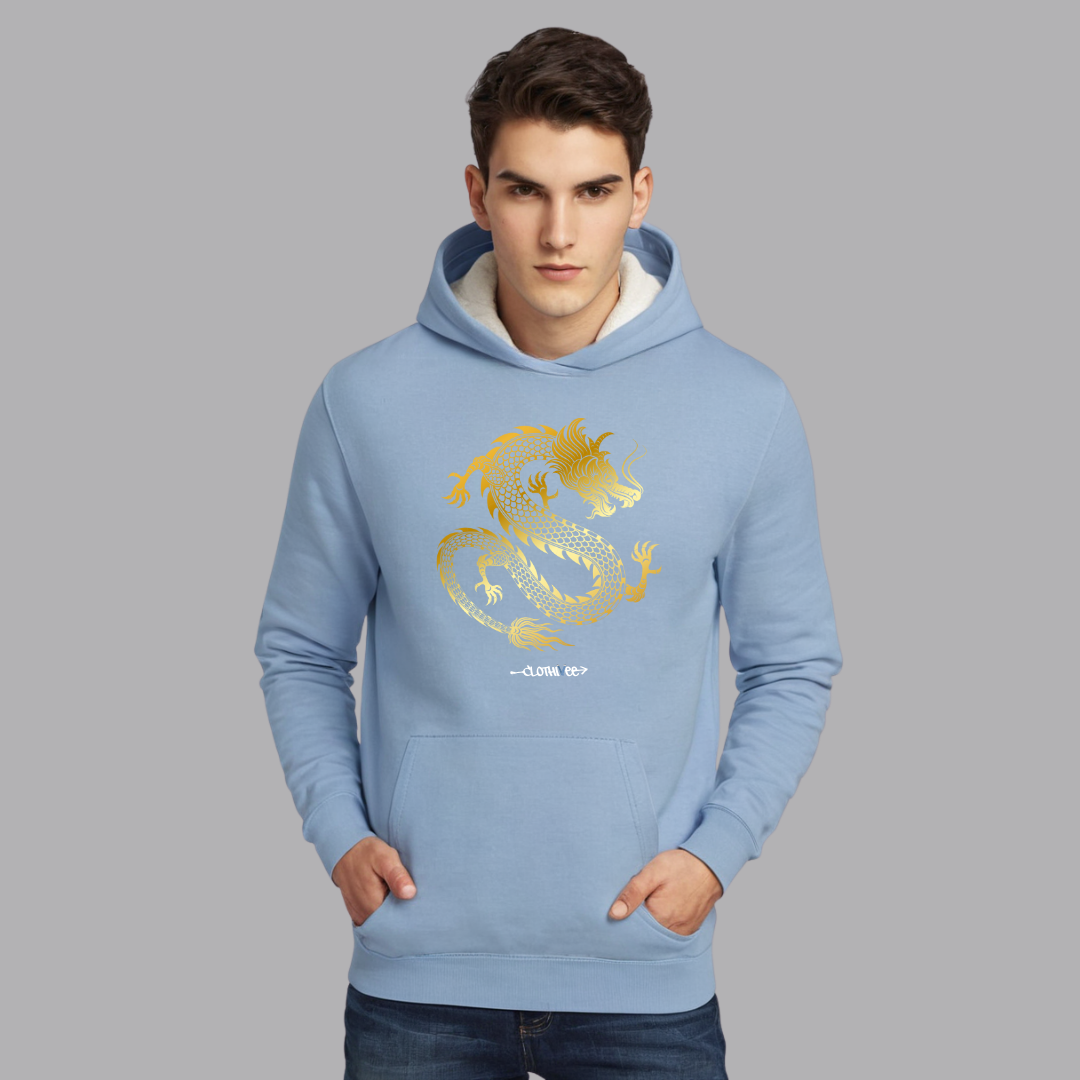 Clothivee Golden Dragon Hoodie