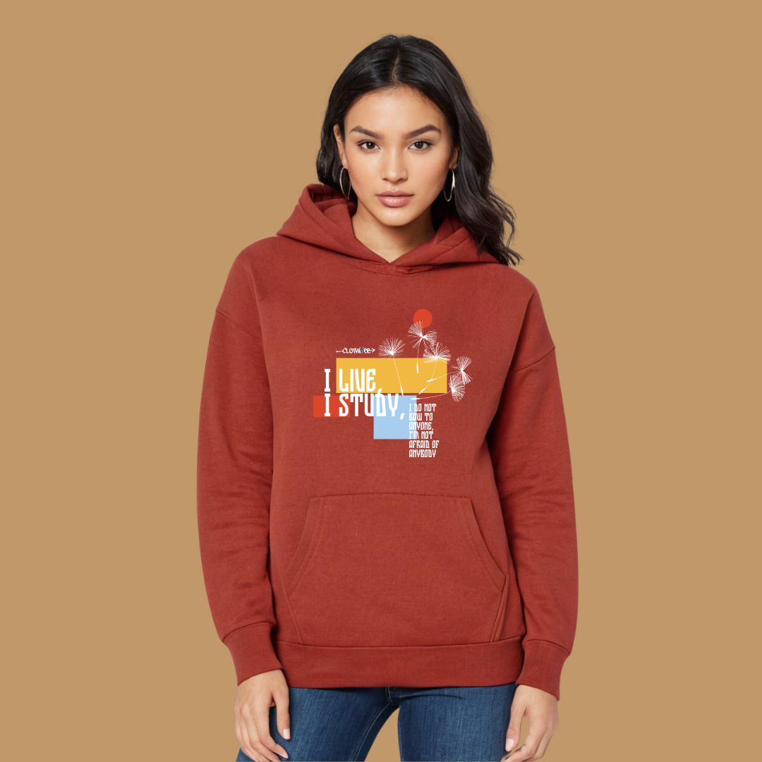 Clothivee Study Blooms Women Hoodie