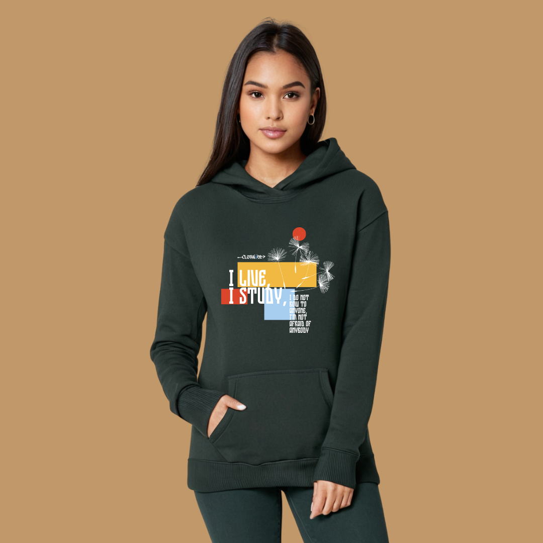 Clothivee Study Blooms Women Hoodie