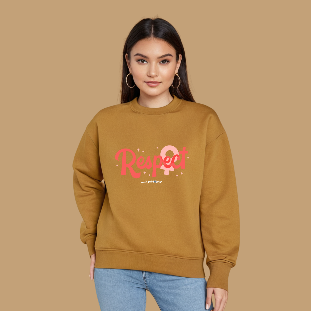 Clothivee Respect Women Sweatshirt