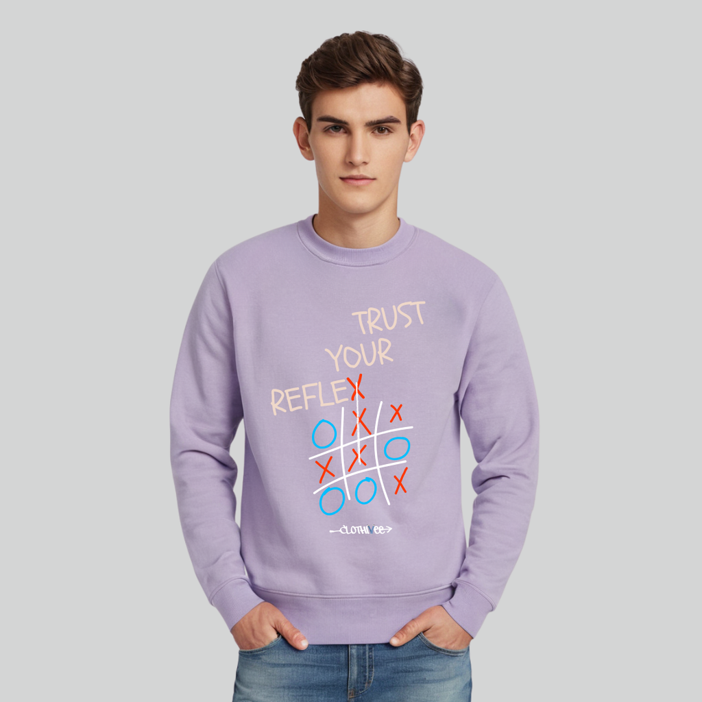 Clothivee Trust Your Reflex Crew Neck Sweatshirt