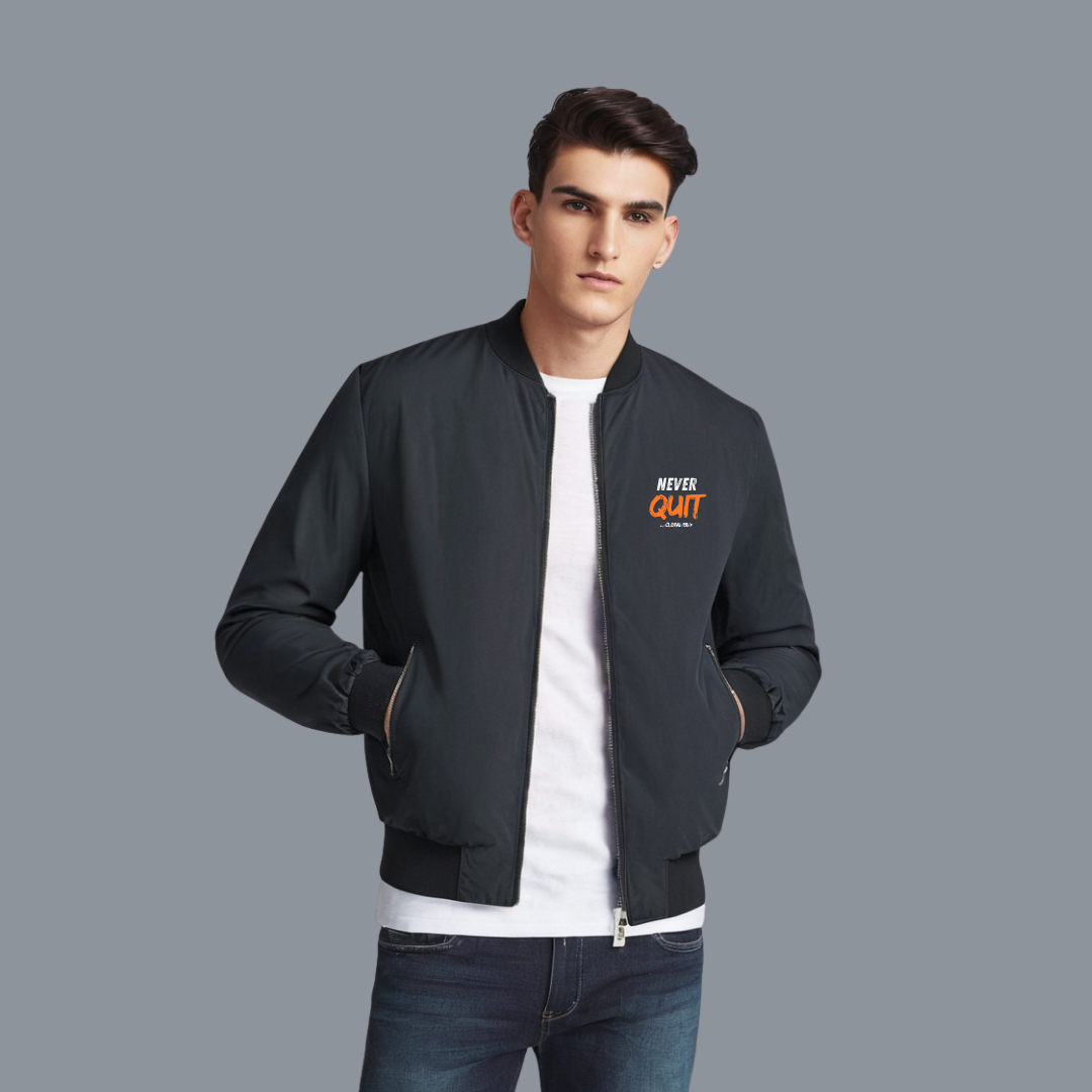 Clothivee Never Quit Bomber Jacket