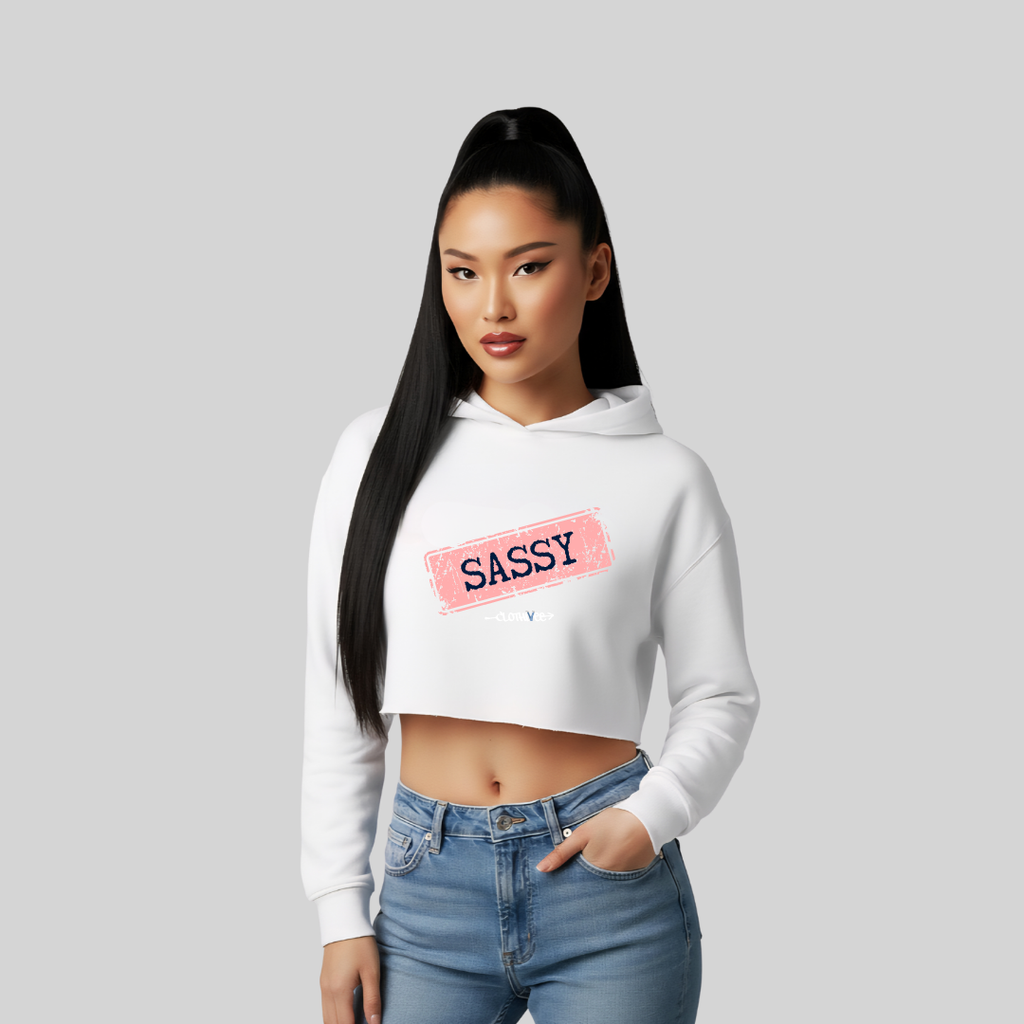 Sassy Women’s Crop Hoodie