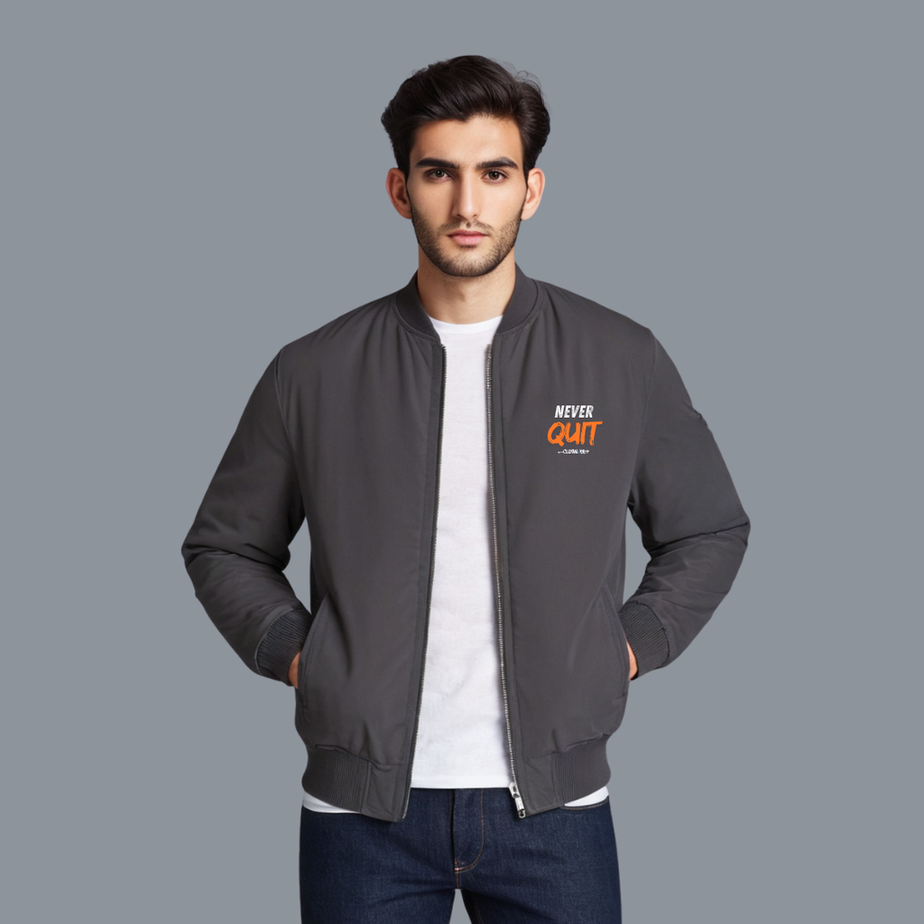 Clothivee Never Quit Bomber Jacket