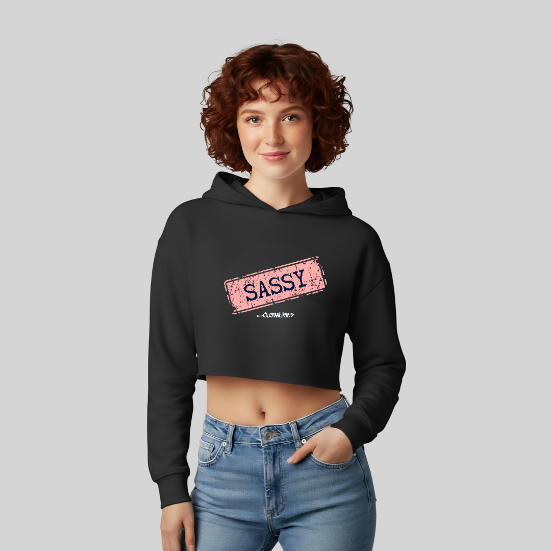 Sassy Women’s Crop Hoodie