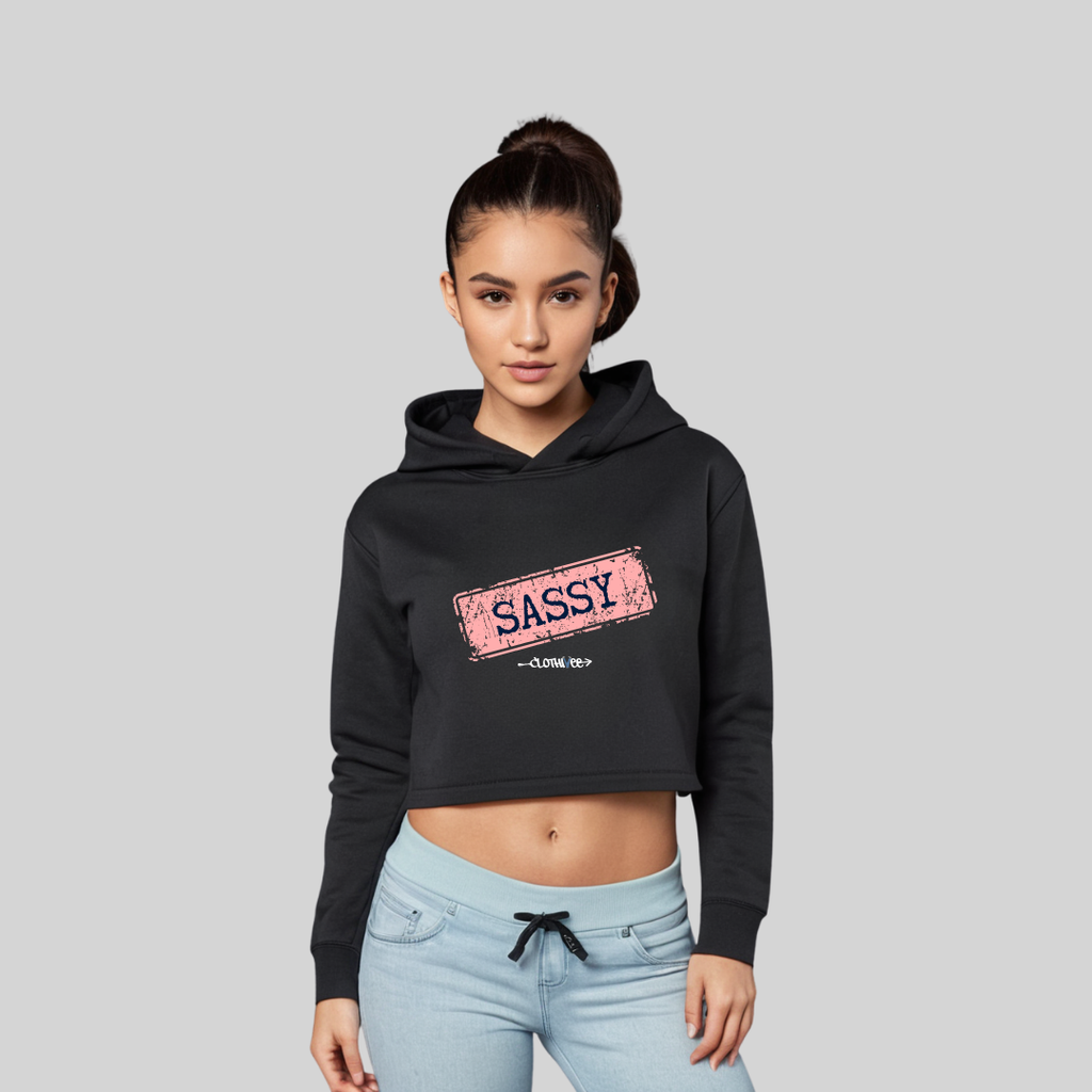 Sassy Women’s Crop Hoodie