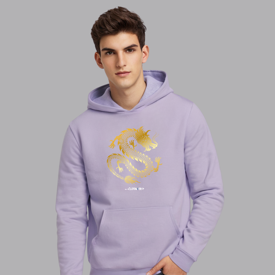 Clothivee Golden Dragon Hoodie