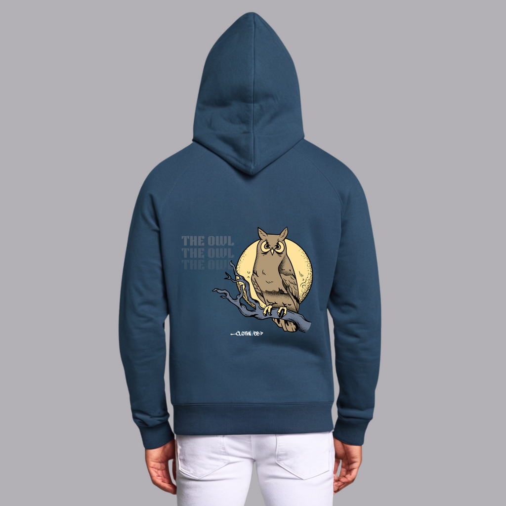 Clothivee Twilight Owl Oversized Hoodie