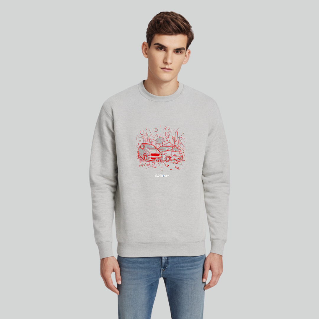 Clothivee Street Racer Crew Neck Sweatshirt