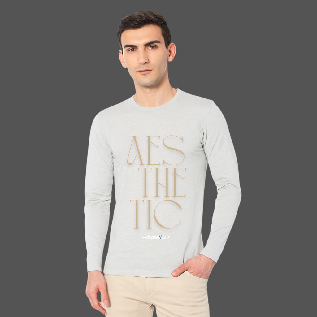 Clothivee Modern Aesthetic Full Sleeves T-shirt