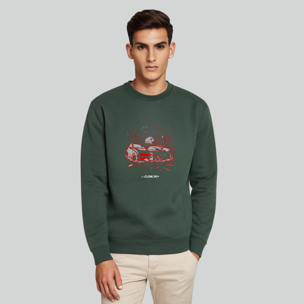Clothivee Street Racer Crew Neck Sweatshirt