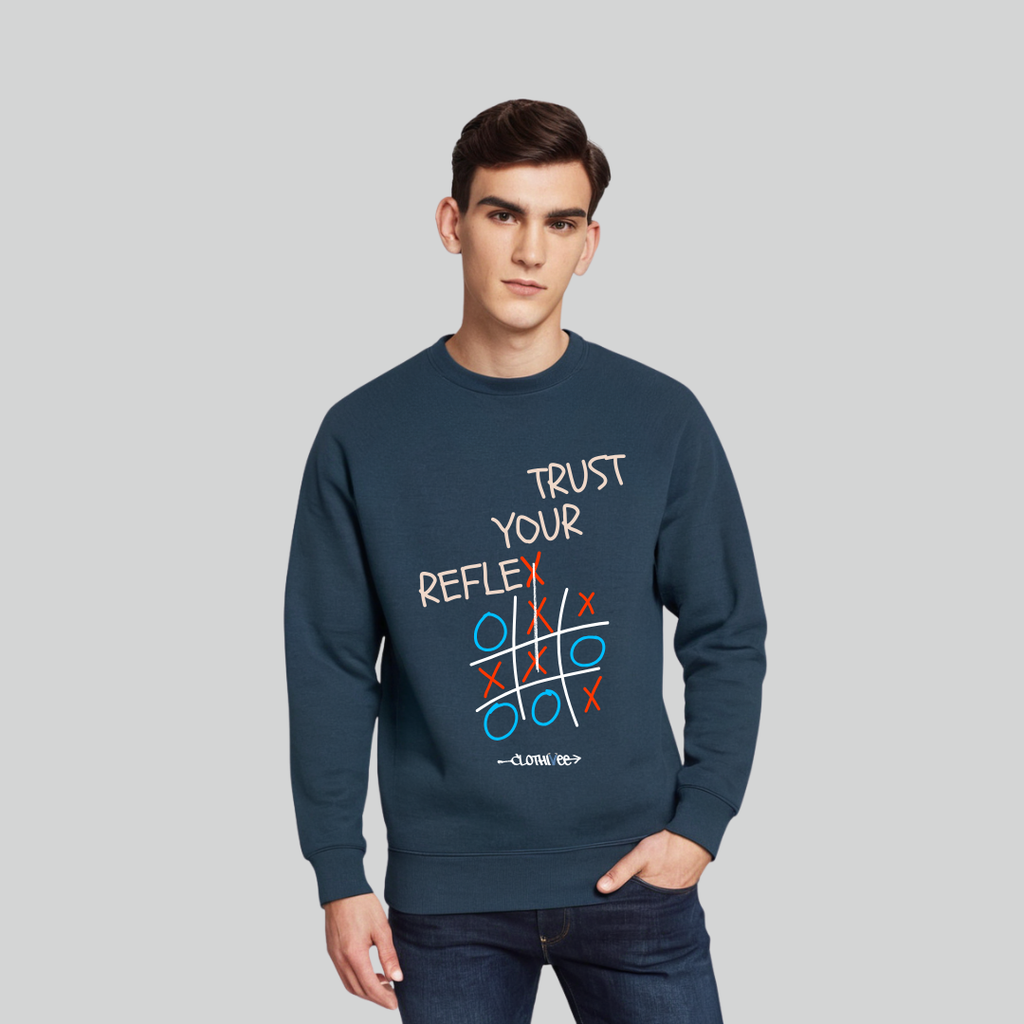 Clothivee Trust Your Reflex Crew Neck Sweatshirt